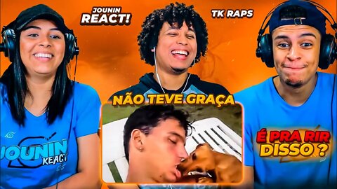 O PIOR TENTE NÃO RIR DE TODOS OS TEMPOS ft. TK Raps | [React] 🔥