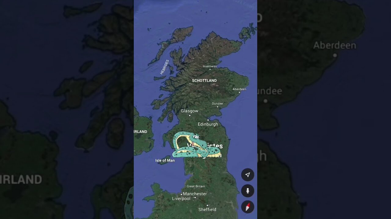 The Loch Ness monster is real??🤯😰 Scary things caught on Google Earth and Google Maps Street View