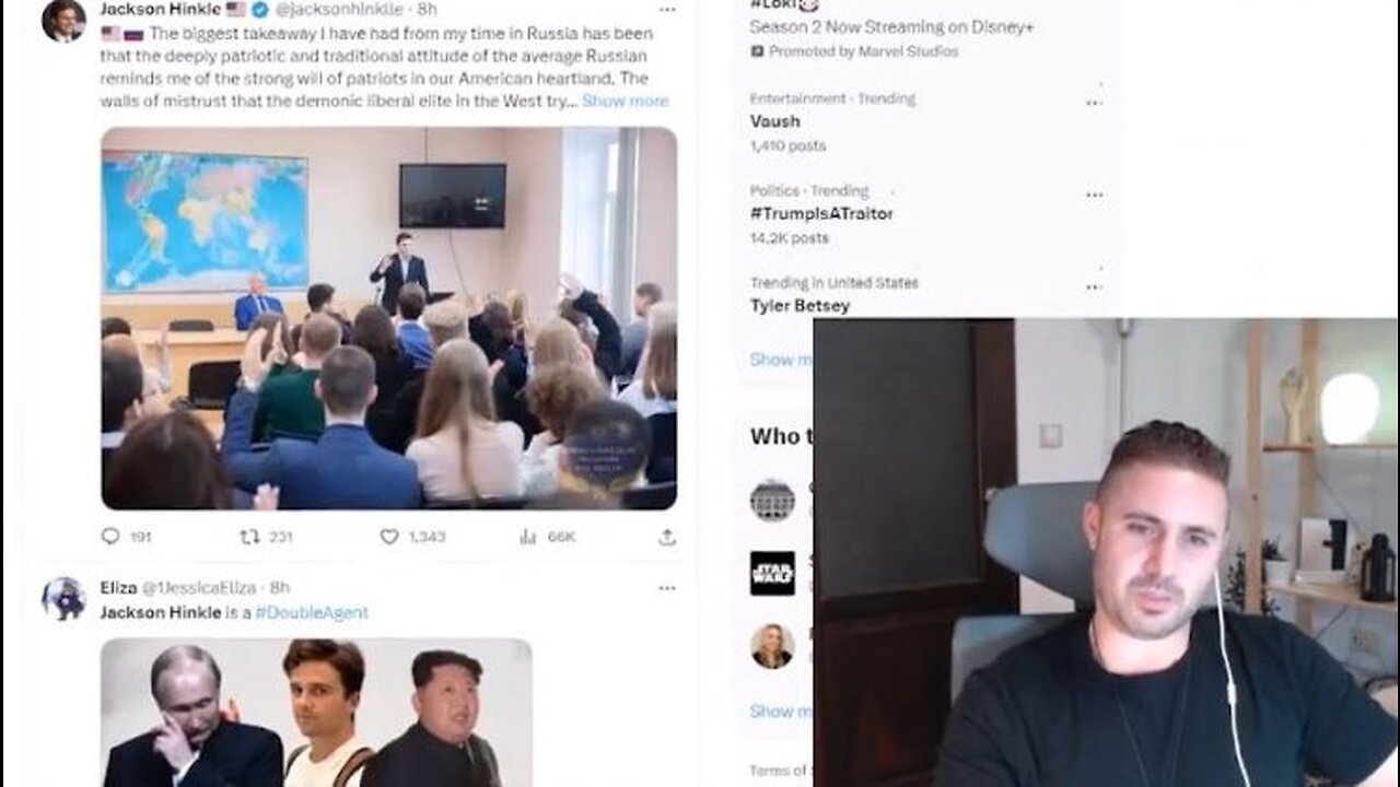 (mirror) Vatnik Hinkle goes to Russia; Leftist infighting erupts -- MP