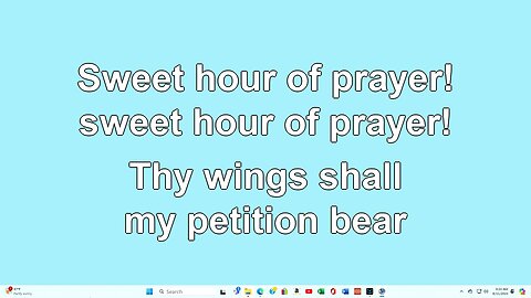 Sweet Hour of Prayer V3