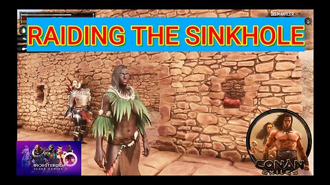 Conan Exiles Raiding the Sinkhole Busty #Boosteroid #conanexiles