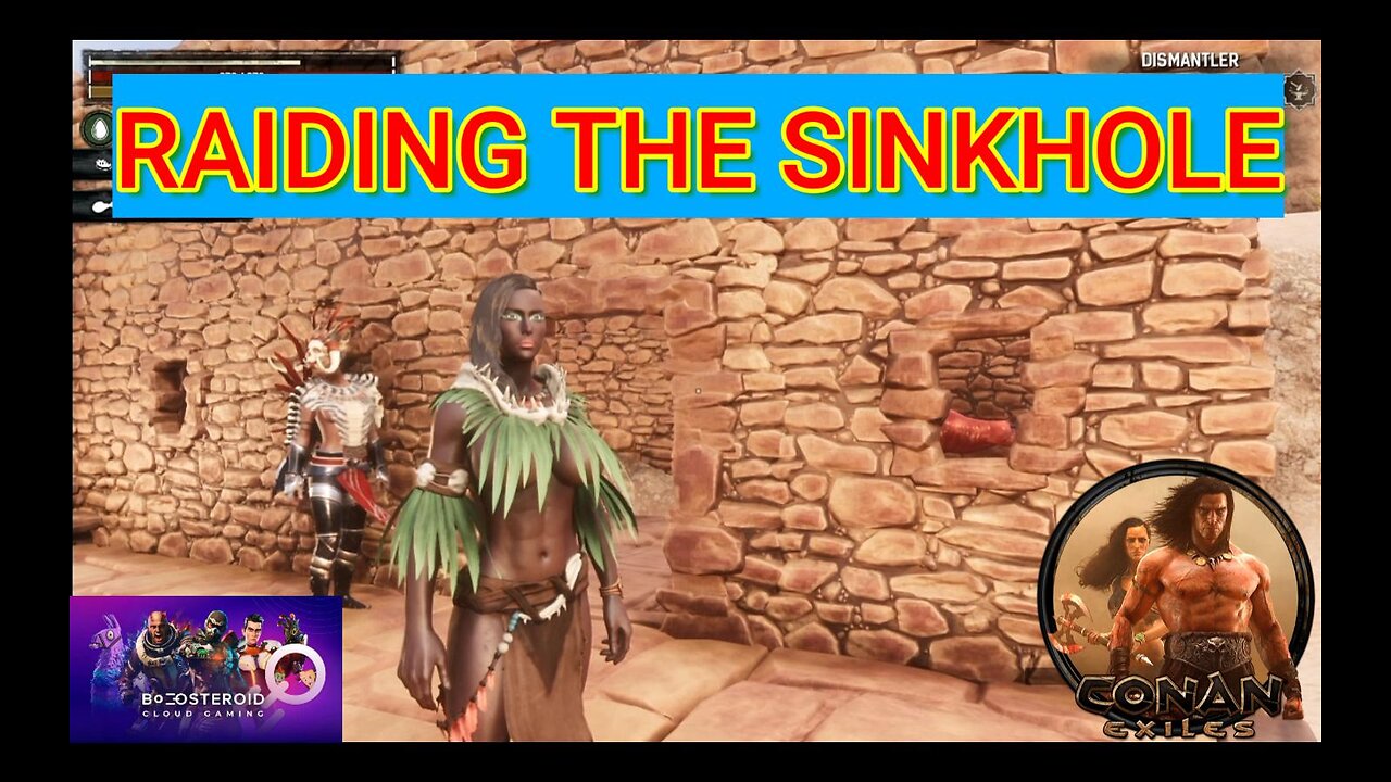 Conan Exiles Raiding the Sinkhole Busty #Boosteroid #conanexiles