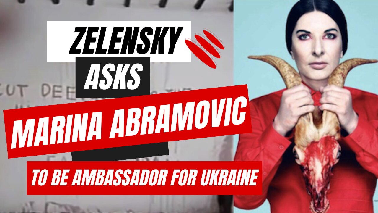 Zelensky Asks Marina Abramovic To Be Ambassador For Ukraine 09/22/2023