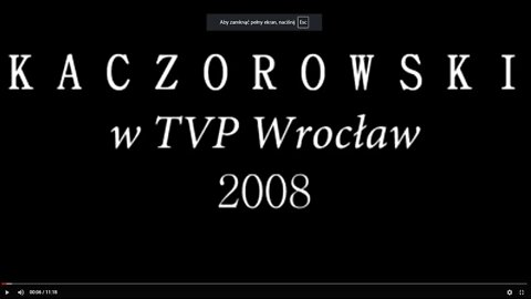 DEMONSTRACJA TECHNIK HIPNOZY TERAPEUTYCZNEJ I ESTRADOWEJ- 2008 SEANS W TV WROCŁAW TV - IMAGO