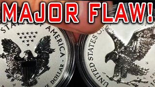 MAJOR FLAW In The 2021 American Eagle Reverse Proof Designer Set!