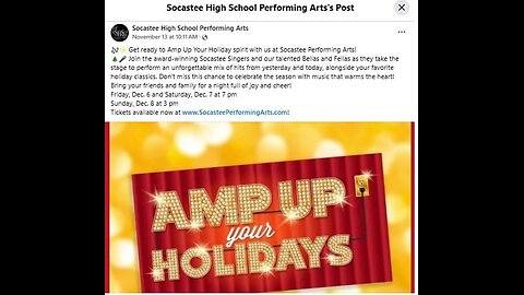 Socastee High Amp Up The Holidays