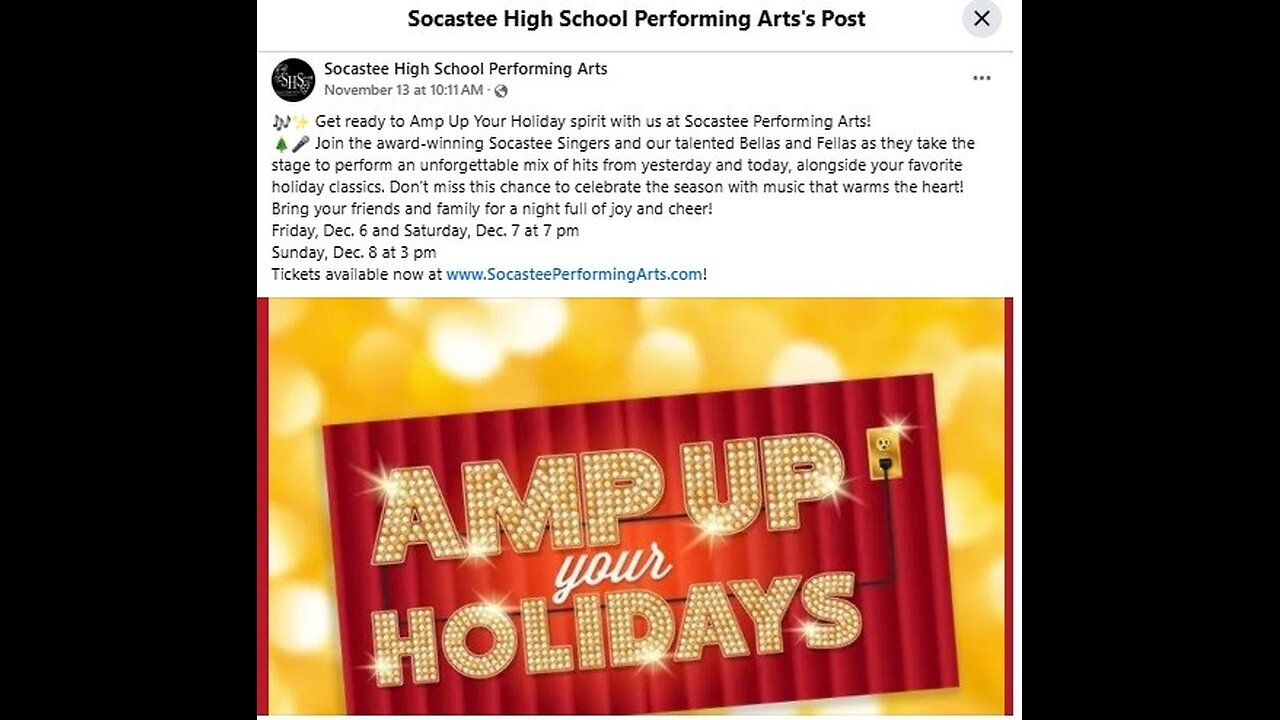 Socastee High Amp Up The Holidays