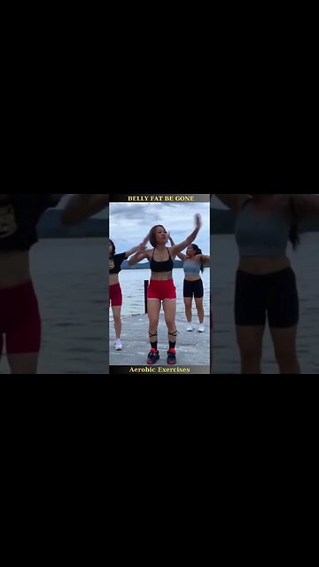 💃🏋️‍♀️ Belly Fat Be Gone: Effective Aerobic Exercises for a Trim Waistline 🌹 #short 5