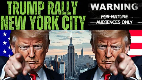 Trump Rally New York City | A Different Way to Watch!