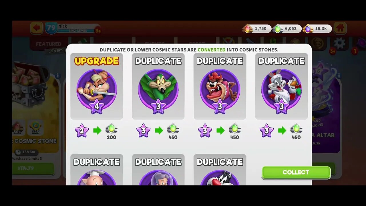 7 x Nova Altar and 1 x Supernova Altar - Looney Tunes World of Mayhem