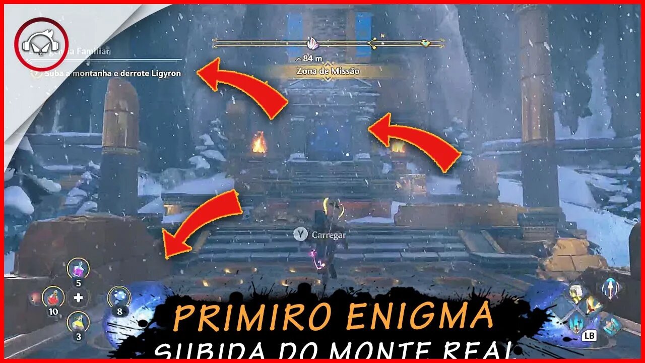 Immortals Fenyx Rising, Enigma da constelação, subindo a montanha | Super Dica