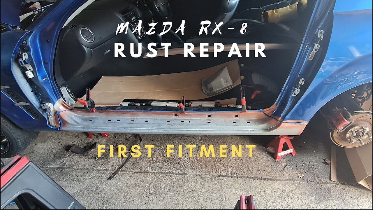 Restoring a rusty 2004 Mazda RX-8 part 3 - Rust proofing and initial fitment