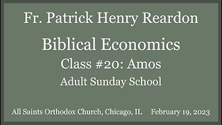 Biblical Economics 20: Amos