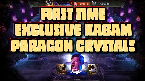 FIRST TIME NEVER SEEN BEFORE EXCLUSIVE KABAM PARAGON CRYSTAL! NOT A JOKE! | MCOC