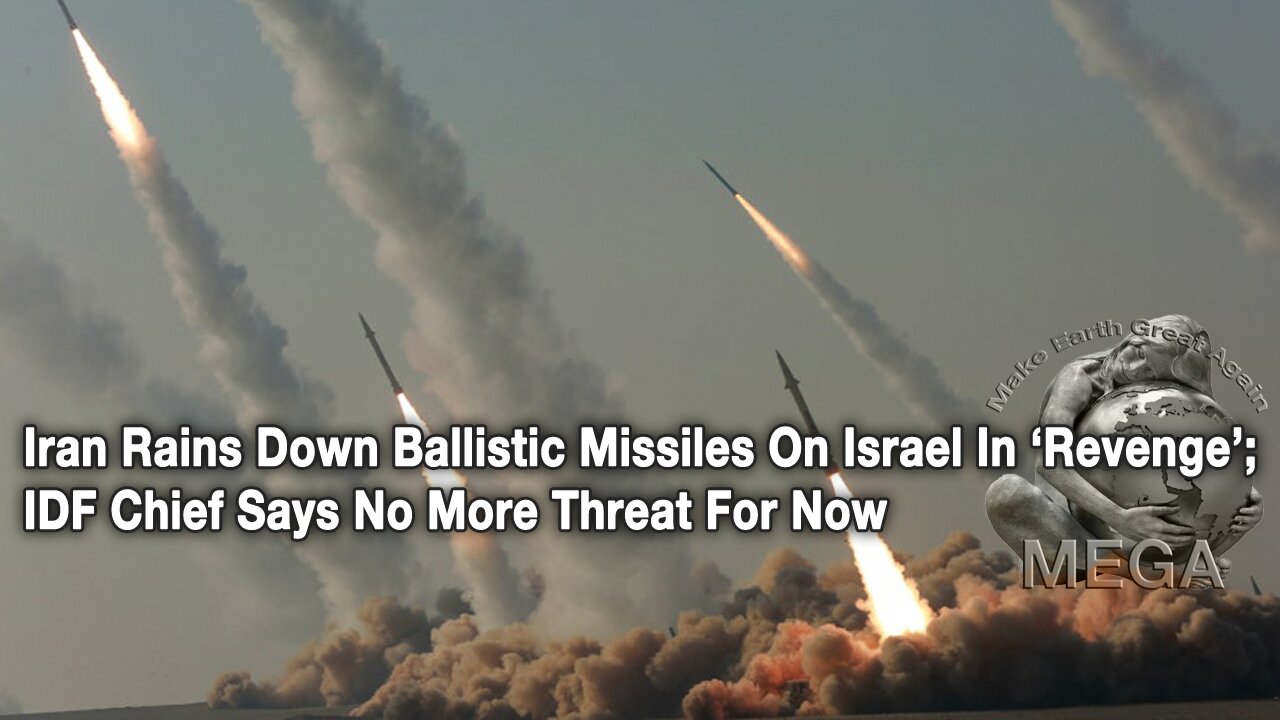 Iran Launches Missile Attack on Israel In Revenge Amid Escalating Regional Tensions; IDF Chief Says No More Threat For Now | With link to document BELOW in the descritpion