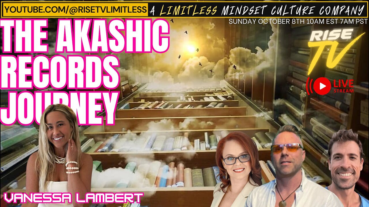 LIVE ON YOUTUBE RISE TV 10/8/23 "THE GURU IN YOU, AKASHIC RECORDS, KUNDALINI" W/ VANESSA LAMBERT