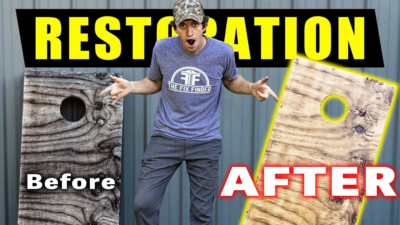 Cornhole Boards Receive New Life With DIY Restoration | The Fix Finder