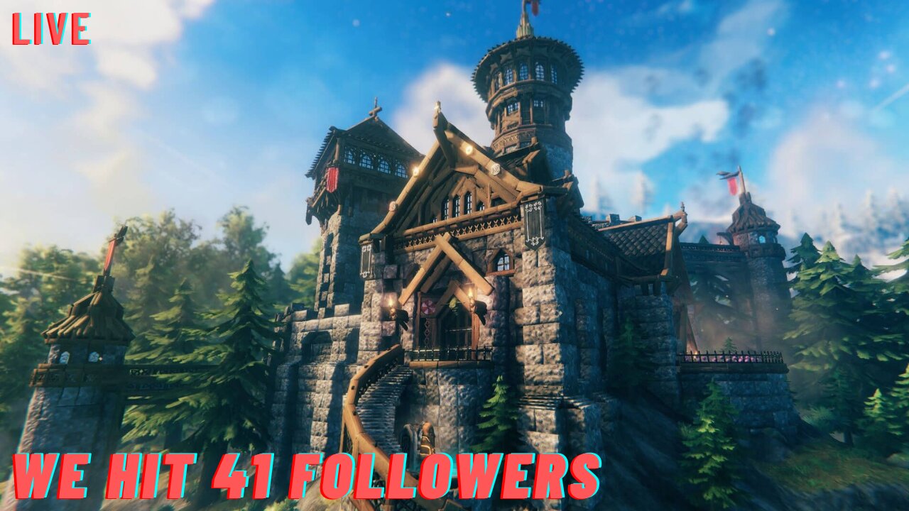 COLLAB WITH DOGZILLUH GAMING PLAYING VALHEIM FOR THE FIRST TIME WE HIT 41 FOLLOWERS TODAY