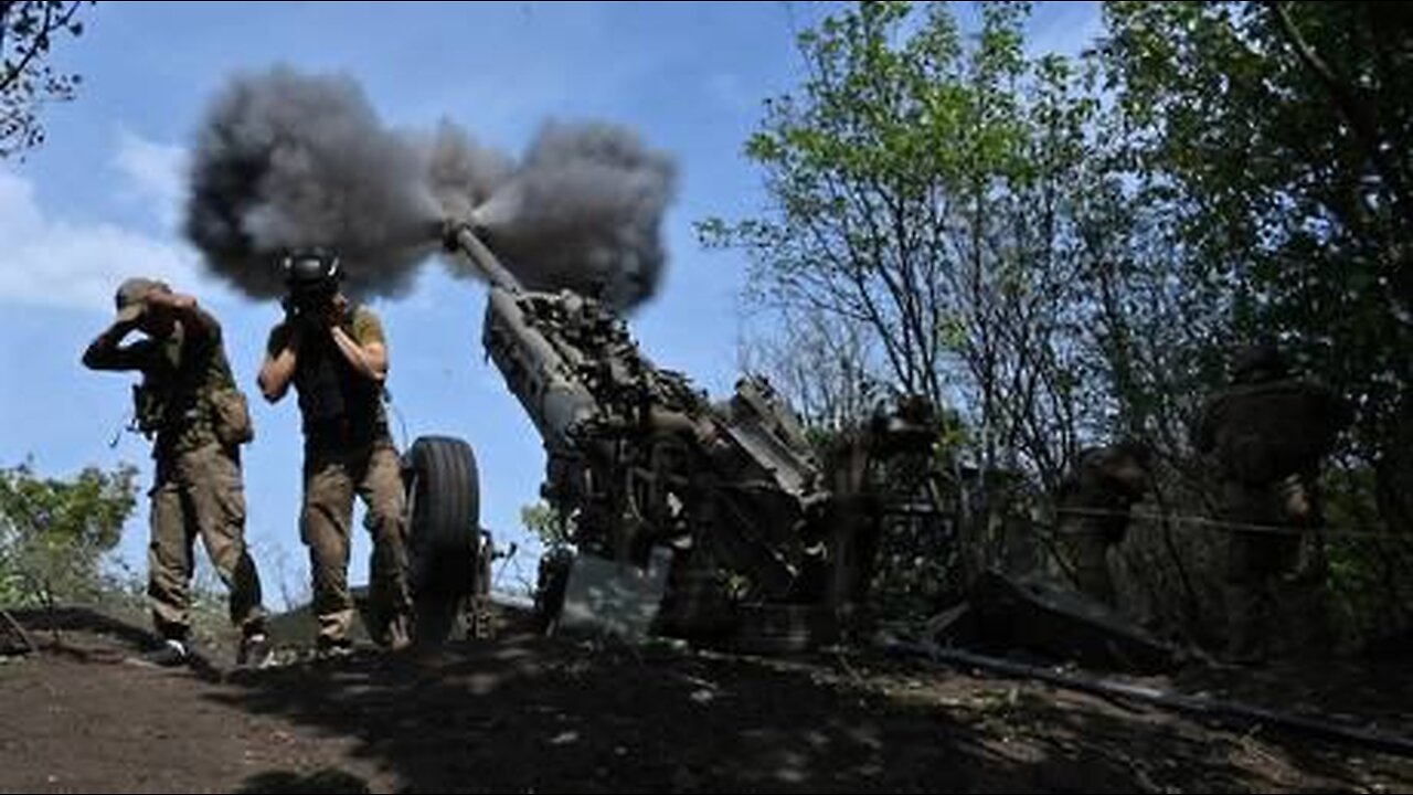 Russian Artillery In Action During Special Military Operation