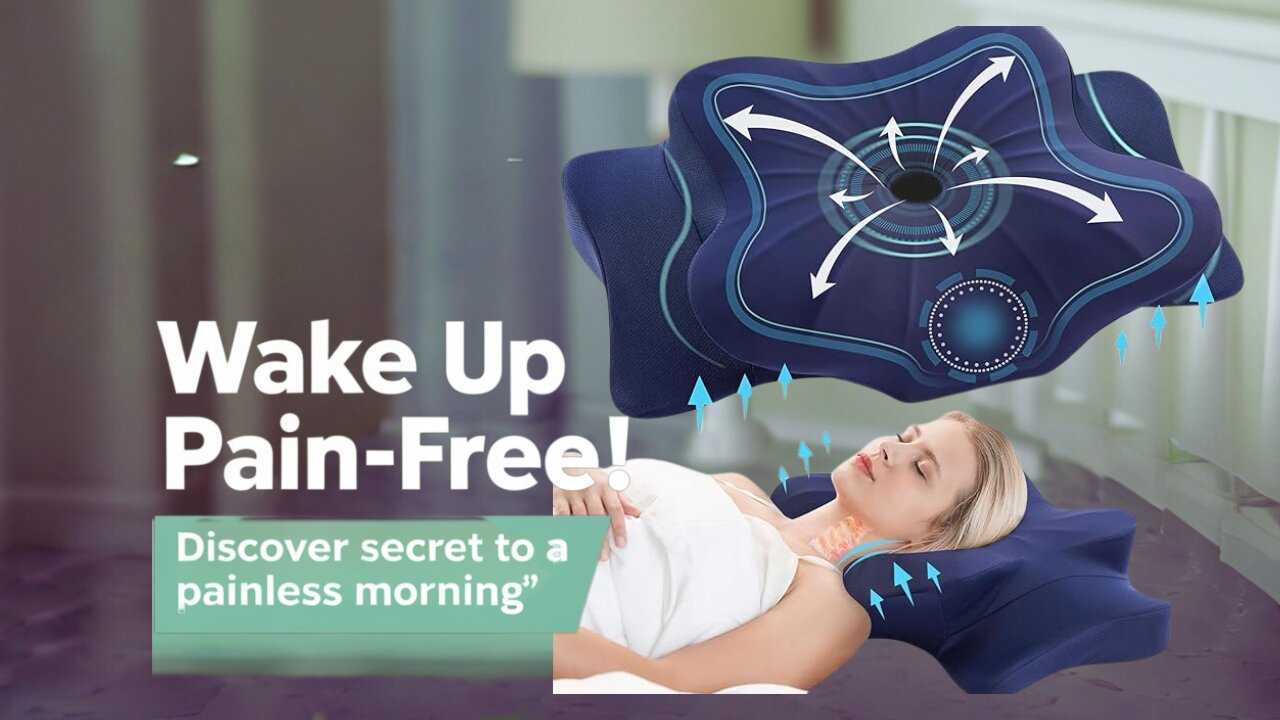 Say Goodbye to Neck Pain and Hello to Better Sleep with DONAMA Cervical Pillow