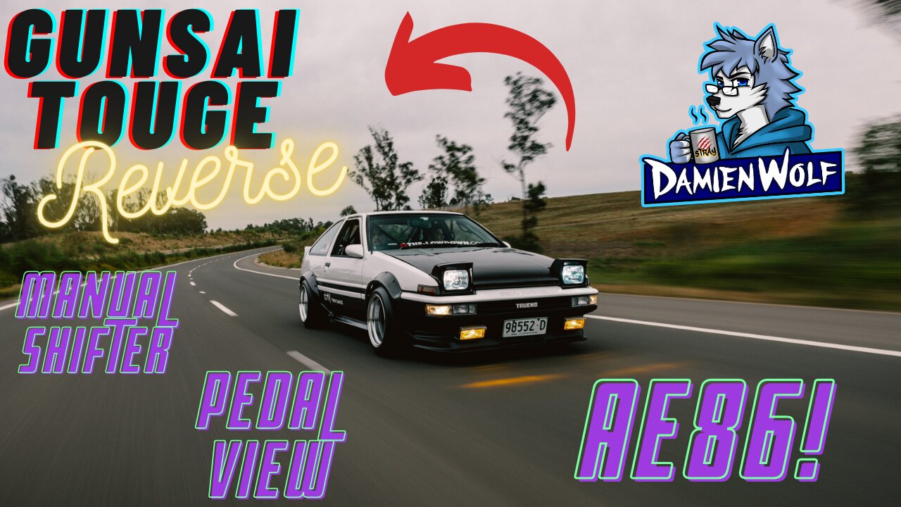 Mastering Manual Shifter with Pedal Cam: Gunsai Touge REVERSE Asseto Corsa AE86