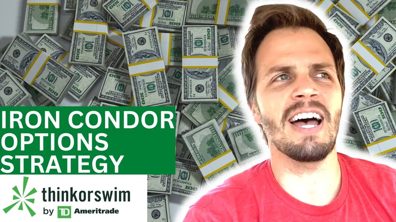 How To Sell An Iron Condor Options Strategy On ThinkOrSwim (think or swim) TD Ameritrade