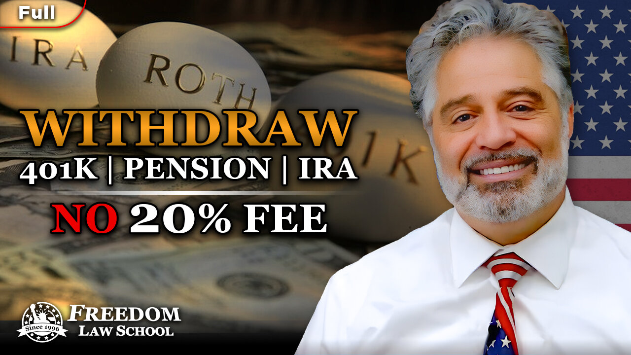 Cash out your 401(k), IRA, or other retirement account with NO WITHHOLDING of your money! (Full)