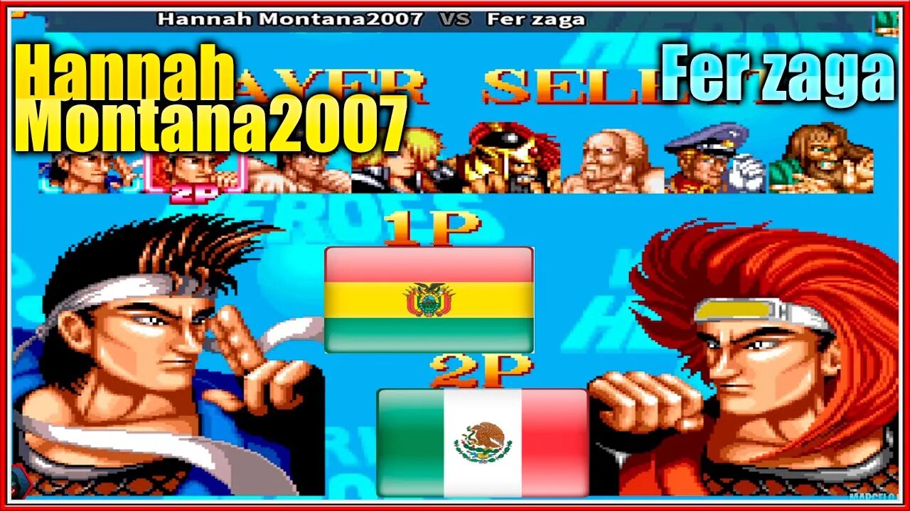 World Heroes (Hannah Montana2007 Vs. Fer zaga) [Bolivia Vs. Mexico]