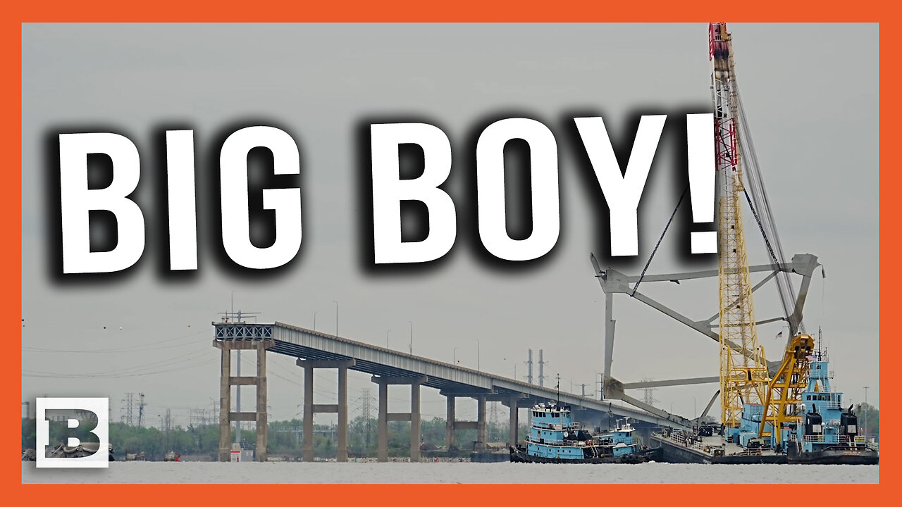 Big Boy! Largest Floating Crane on Eastern Seaboard Helps Clean Up Baltimore Bridge