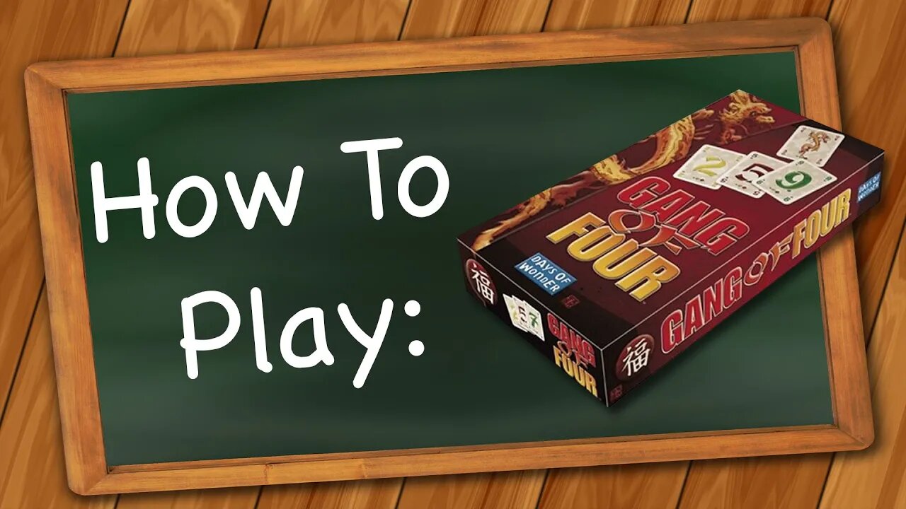 How to play Gang of Four