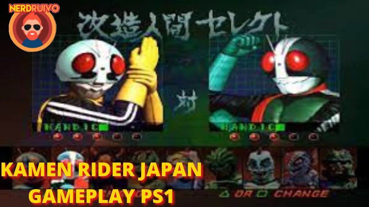 GAMEPLAY DO RUIVO KAMEN RIDER JAPAN PS1