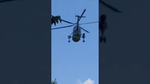 8/26/22 Nancy Drew-Video 2(1:45pm)-Marine One Pickup and Departure- No Decoys Again...