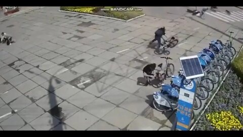 Vinnytsia Russian missile attack CCTV footage