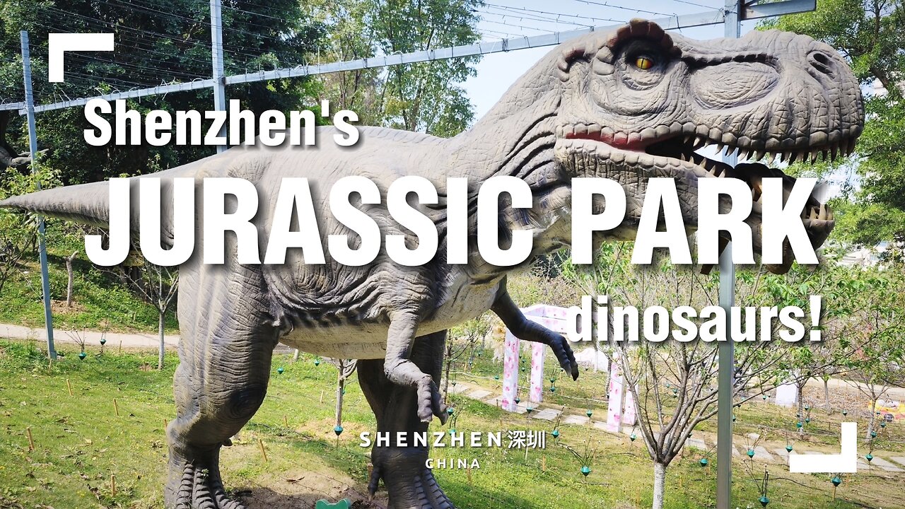 We Were SHOCKED To Find Dinosaurs in Shenzhen!