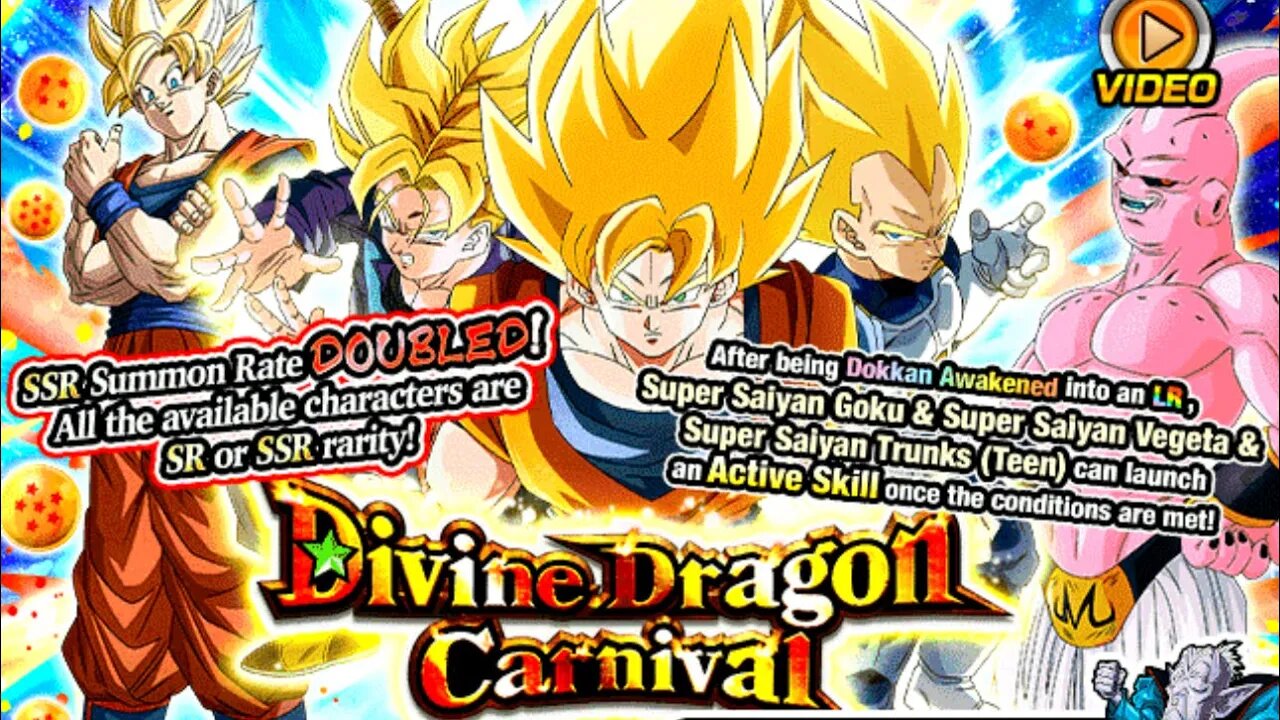 Dokkan Battle Global Super Saiyan Trio Summon🥹