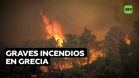 Miles de personas son evacuadas de la isla griega de Rodas en medio de graves incendios