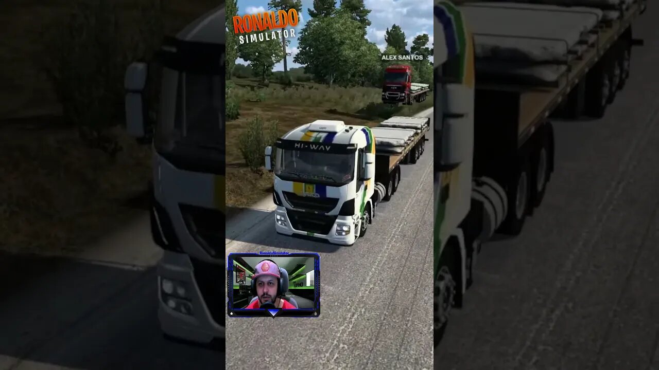 CAMINHÃO VOADOR NO ETS2 #SHORTS