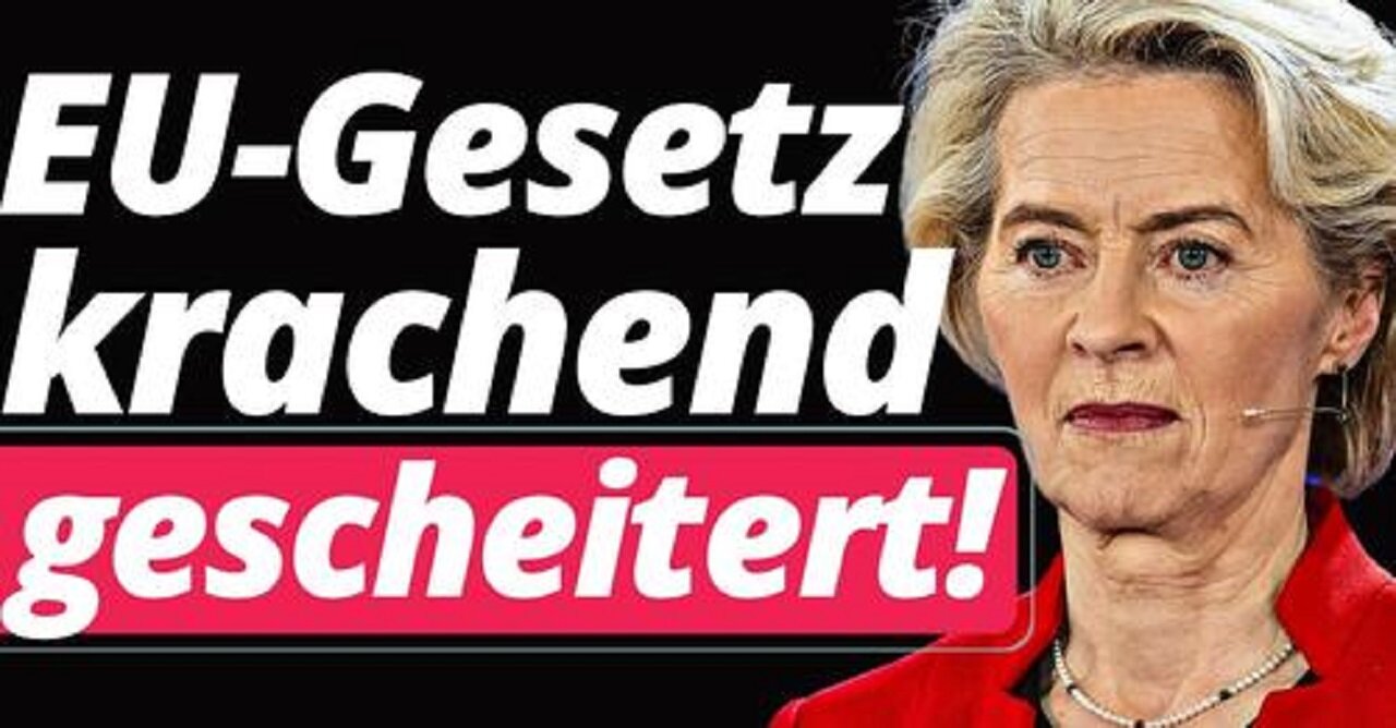 Heftige Klatsche für Ursula von der Leyen!