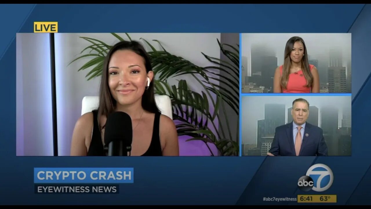 BITCOIN CRASH, LIQUIDATIONS AND CELSIUS NETWORK EXPLAINED on ABC7 News with Layah Heilpern