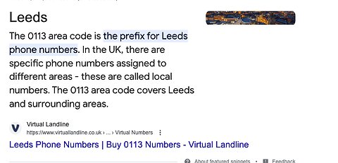 LEEDS NOT IN SERVICE