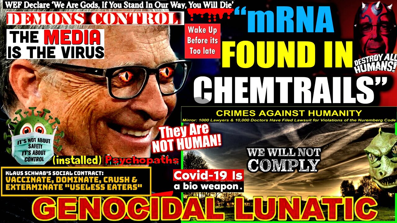 Pilot Testifies Bill Gates Spraying 'Air Vax' mRNA on Humanity via Chemtrails (related links below)