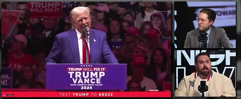 10 27 24 Sunday Night Live Trump Madison Square Garden Rally