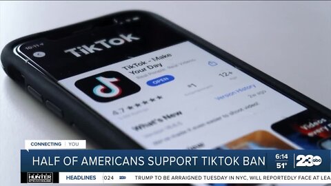 Half of Americans support TikTok ban