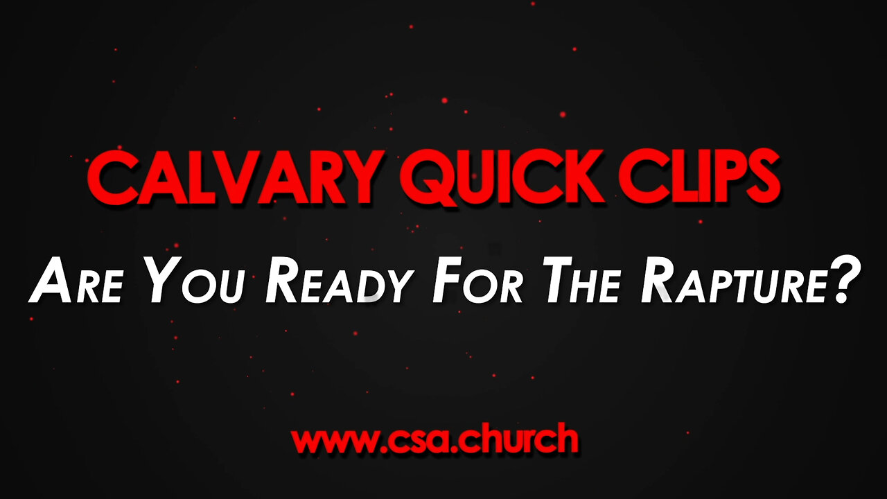 Are You Ready For The Rapture?