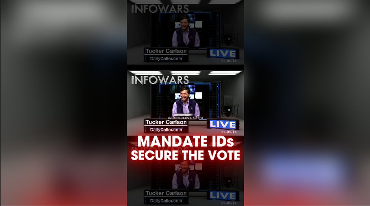 Alex Jones & Tucker Carlson: Only Election Riggers Are Scared of Voter ID - 11/4/14