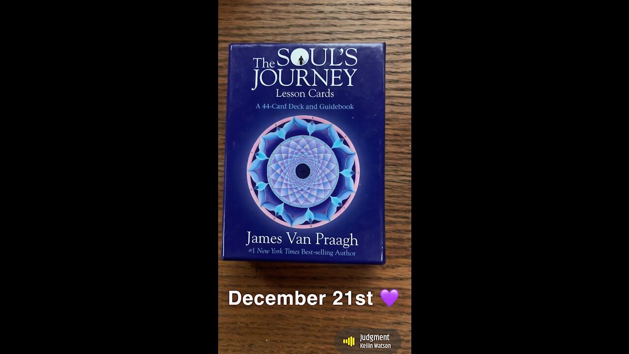 December 21st oracle card: judgment