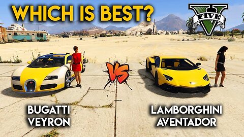 lamborghini vs bugatti GTA V !!! Which one is faster? lets race...