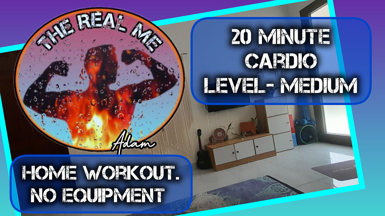 Full 20-Minute Cardio Routine | Ultimate Workout Experience | The Real Me - Home Workout