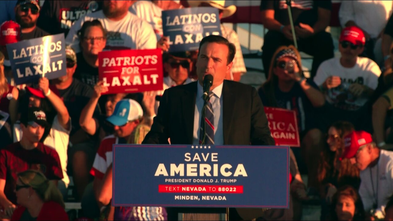 Adam Laxalt Remarks at Save America Rally in Minden, NV - 10/8/22