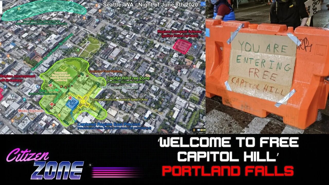 ‘Welcome to Free Capitol Hill’ Portland Down to Antifa - Citizen Zone